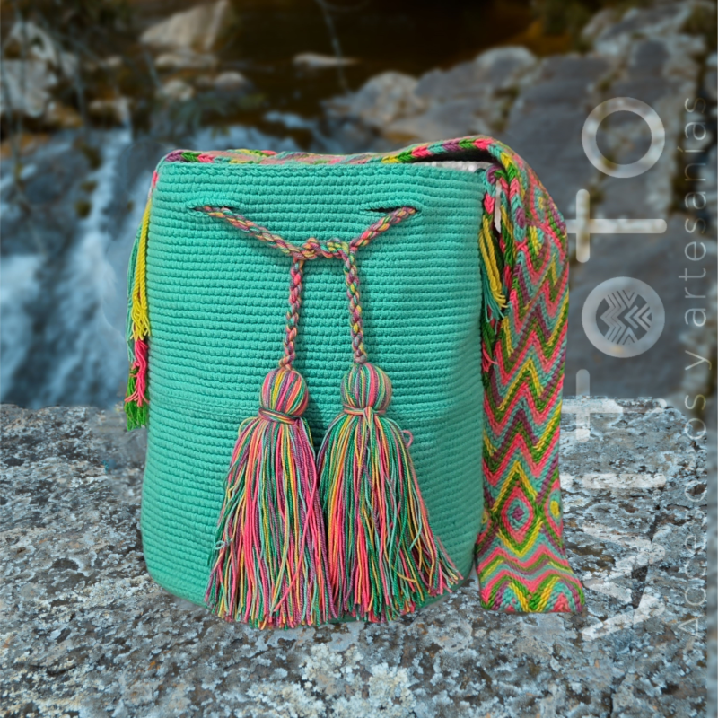 MOCHILA WAYUU AGUA MARINA 1